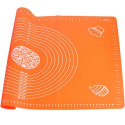 Коврик силикон оранжевый 45х65см MB 88855-2